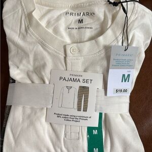 Primark Cream Pajama Set
